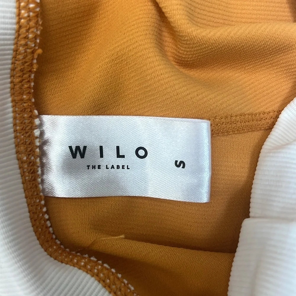 Wilo The Label Women's Swift Bike Shorts, Yellow Orange Marigold, Sz S - Picture 4 of 7